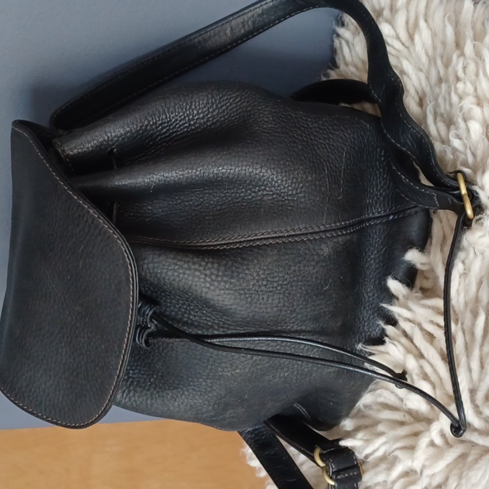 Coach  vintage  leather backpack - Picture 2 of 16